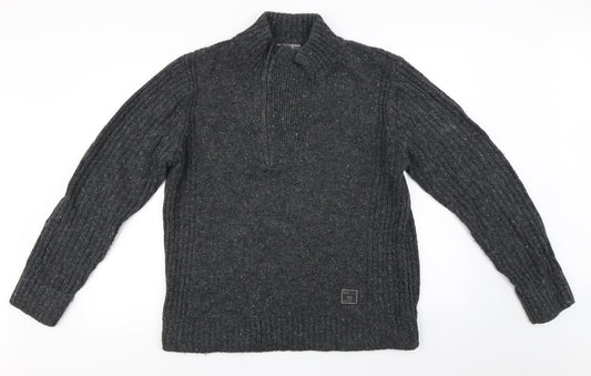 bnz Mens Grey   Pullover Jumper Size M