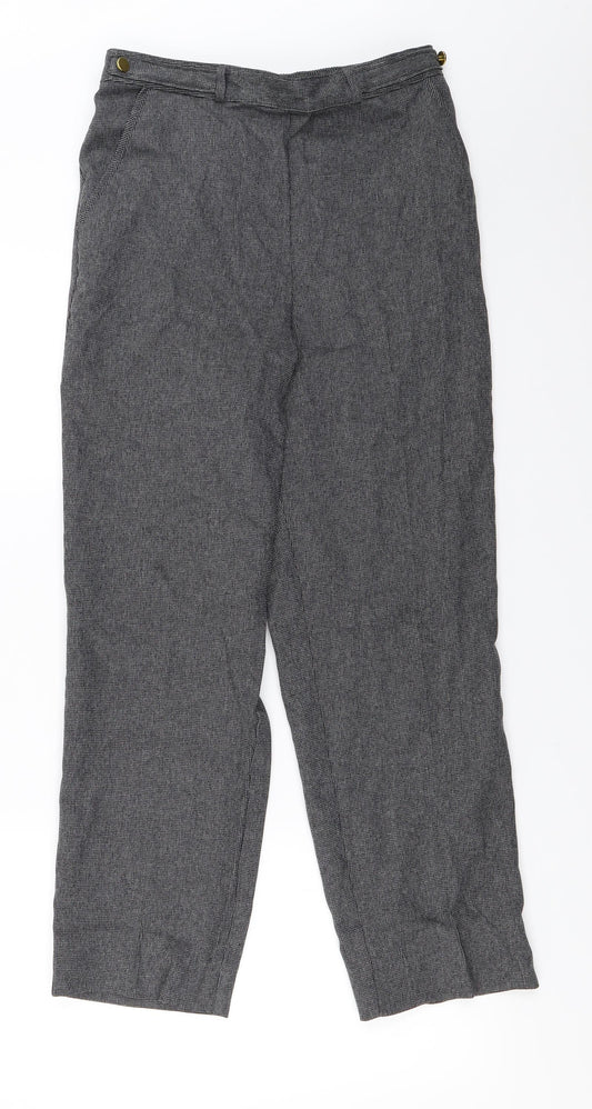 Marks and Spencer  Womens Grey   Trousers  Size 10 L25 in
