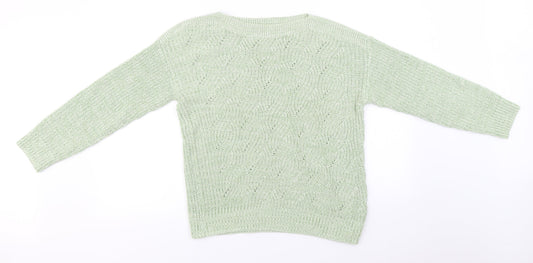 George  Womens Green   Pullover Jumper Size L
