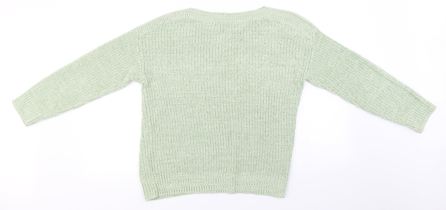 George  Womens Green   Pullover Jumper Size L