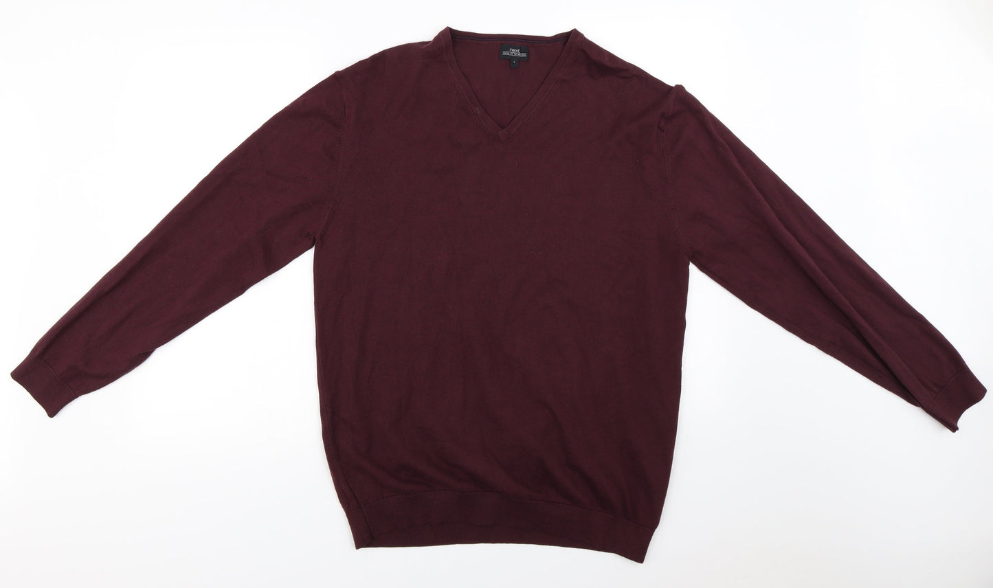 NEXT Mens Red   Pullover Jumper Size L