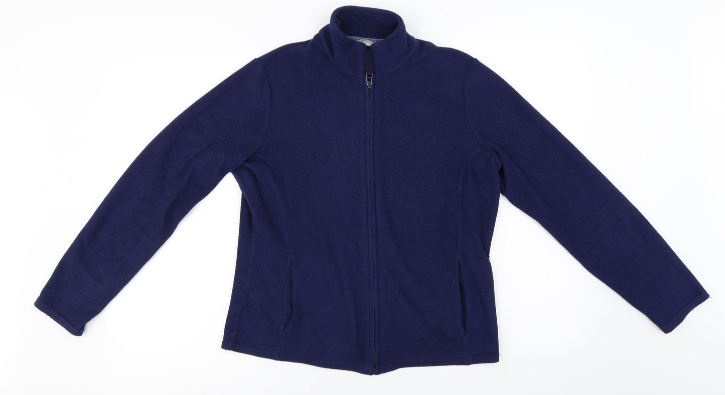 Marks and Spencer  Womens Blue   Full Zip Jumper Size 12