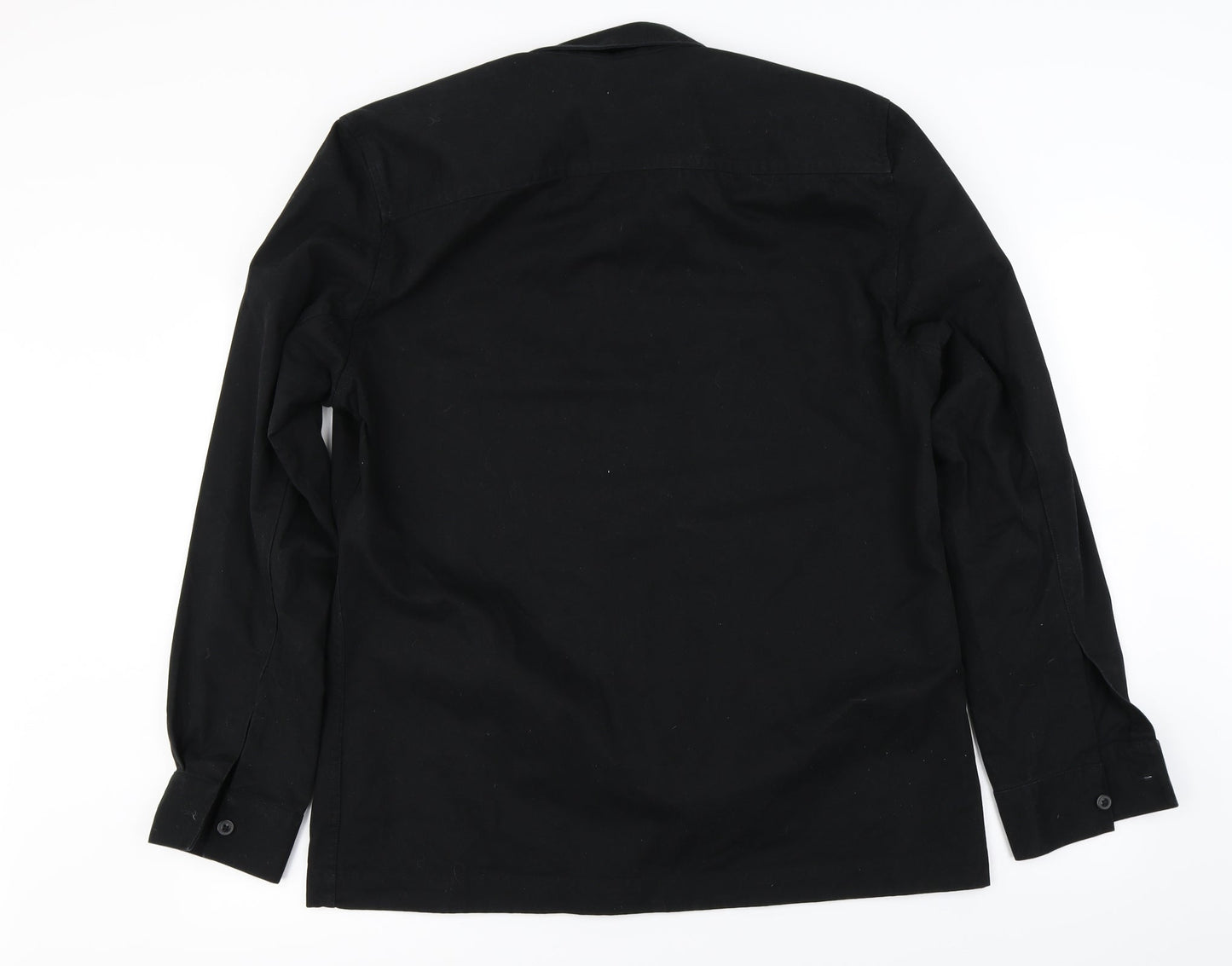 Authentic Casual Wear  Mens Black    Button-Up Size L