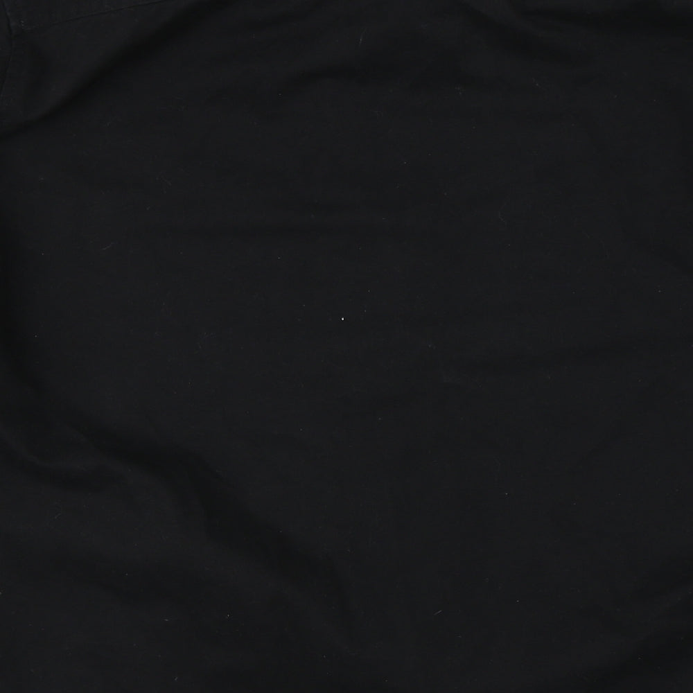 Authentic Casual Wear  Mens Black    Button-Up Size L