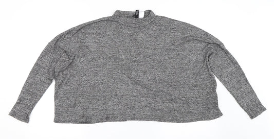 H&M Womens Grey   Pullover Jumper Size L