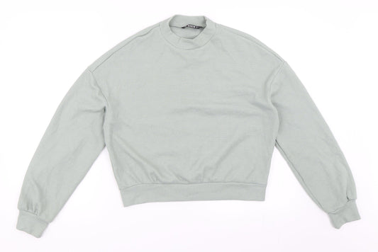 SheIn Womens Green   Pullover Sweatshirt Size S