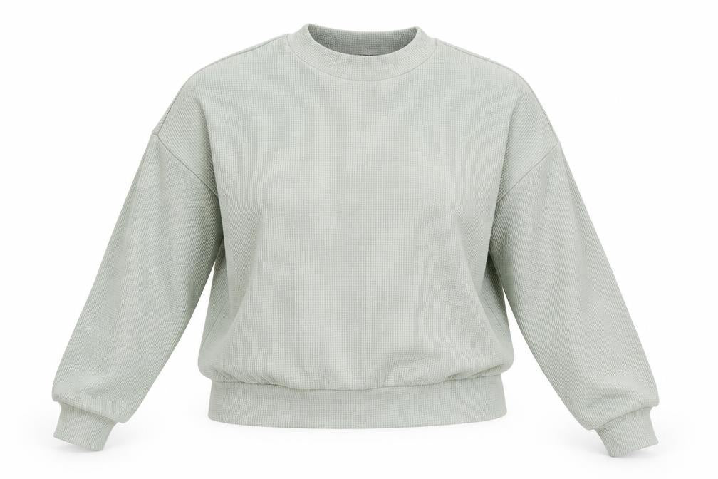 SheIn Womens Green   Pullover Sweatshirt Size S