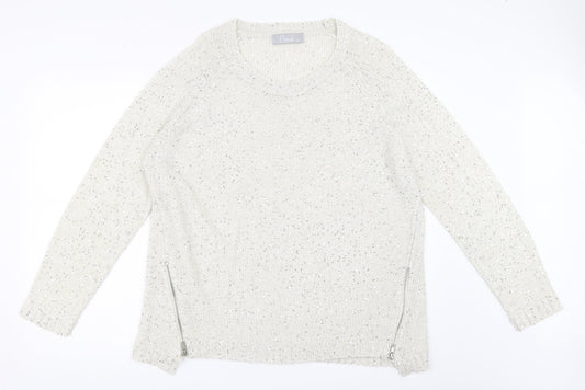 CMD Womens Ivory   Pullover Jumper Size 18