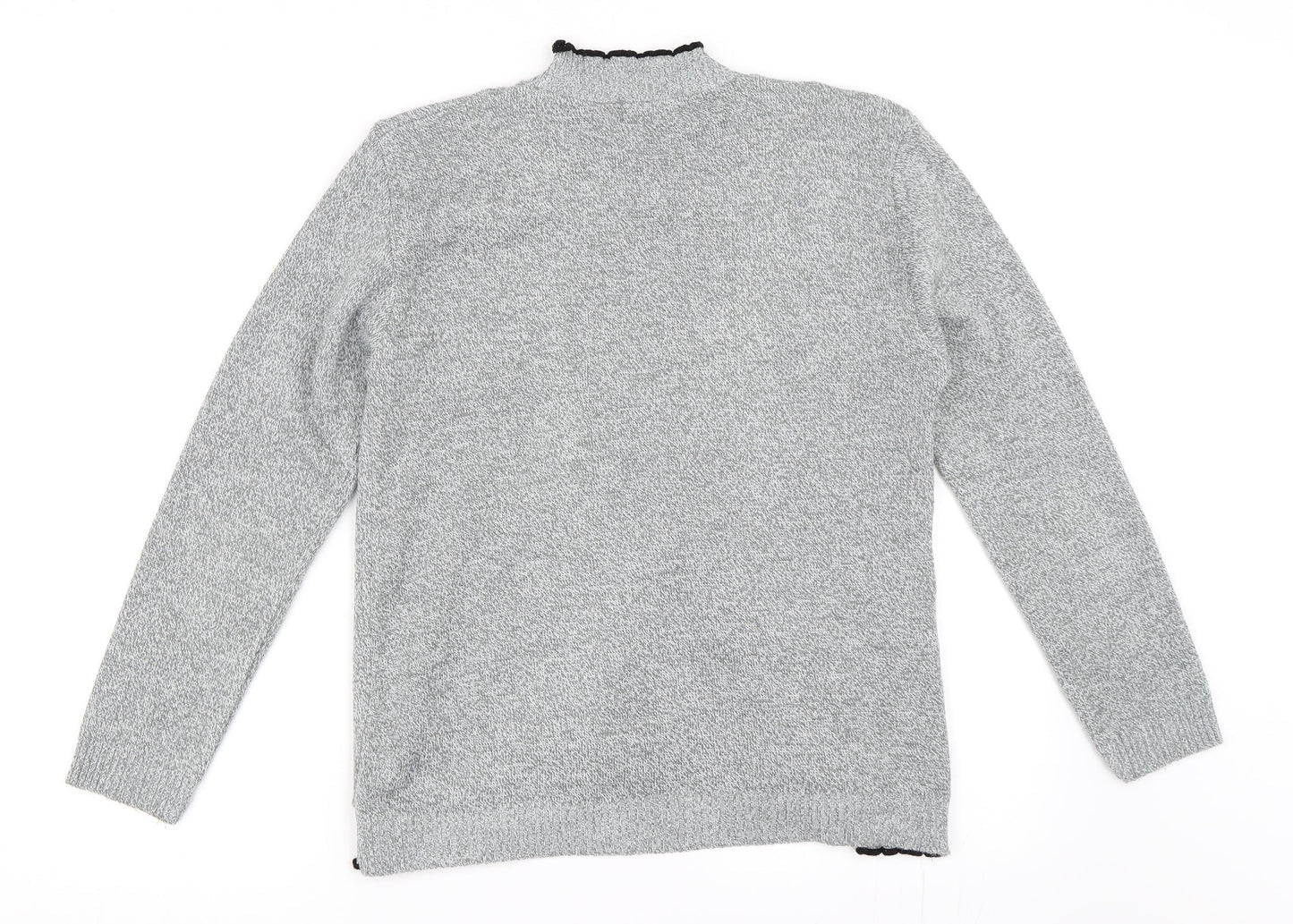 Glimpse Design Womens Grey   Cardigan Jumper Size S