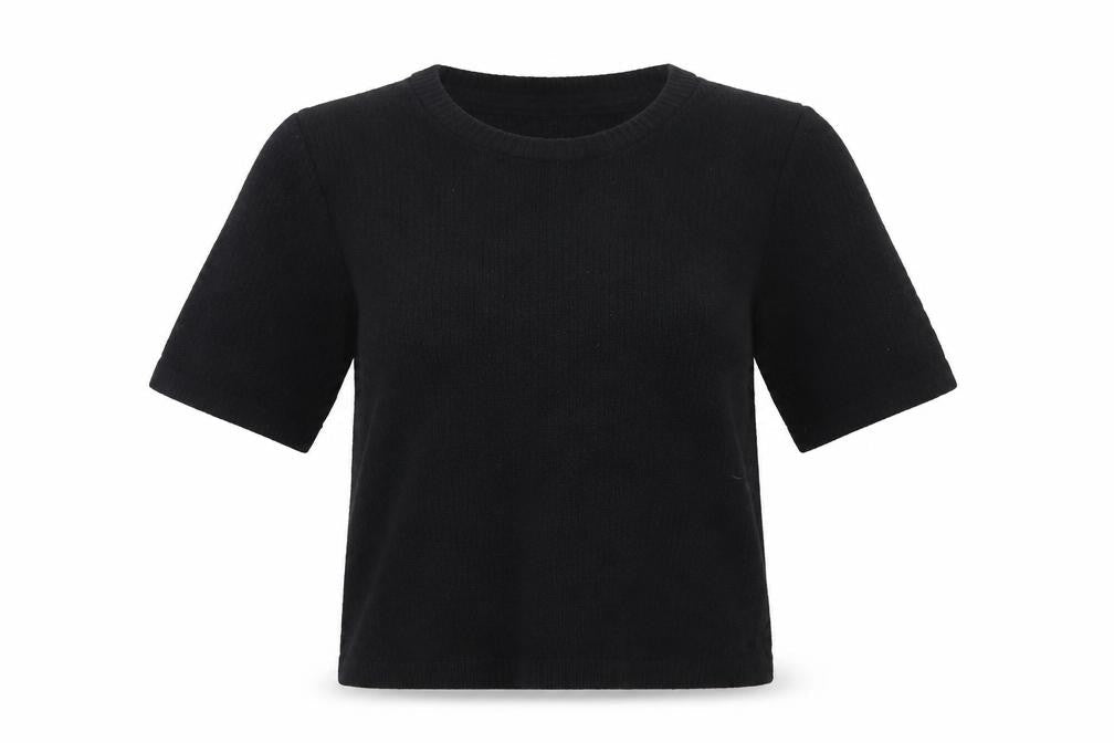 Girls On Film Womens Black  Knit Pullover Jumper Size 10