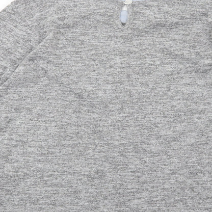 Bellambia Womens Grey  Knit Pullover Jumper Size M
