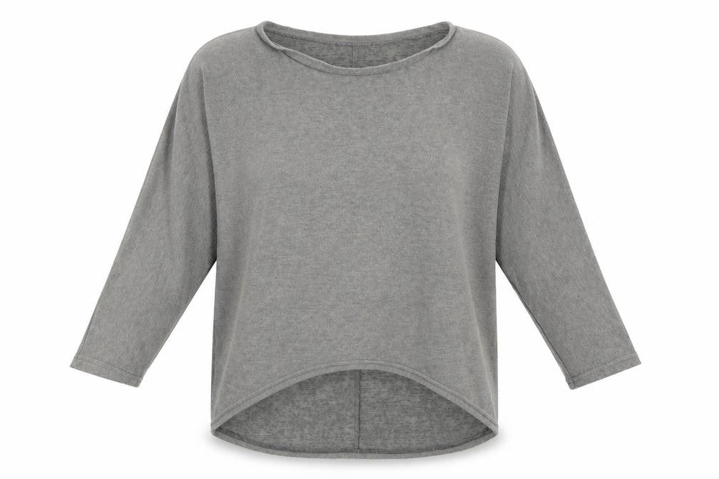 Zanzea Womens Grey  Knit Pullover Jumper Size S