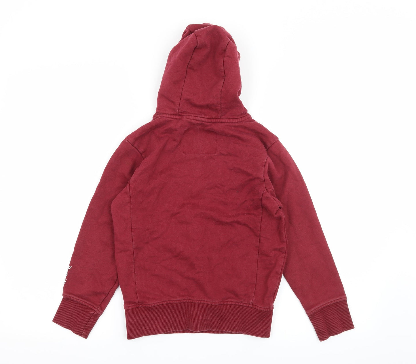 Ripstop Boys Red  Jersey Pullover Hoodie Size S