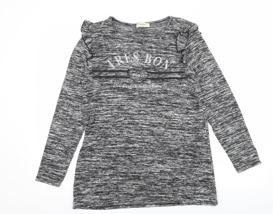 Papaya Womens Grey  Knit Pullover Jumper Size 10  - Tres Bon