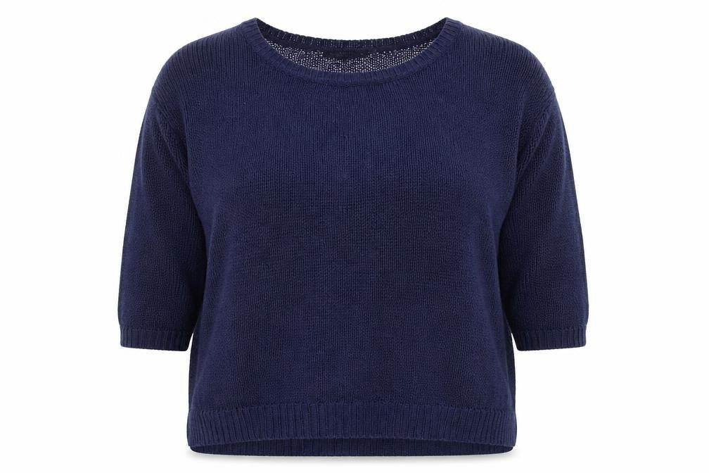 Pep & co Womens Blue  Knit Pullover Jumper Size 18