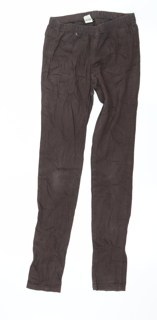 Pieces Womens Brown  Denim Jegging Jeans Size S L29 in
