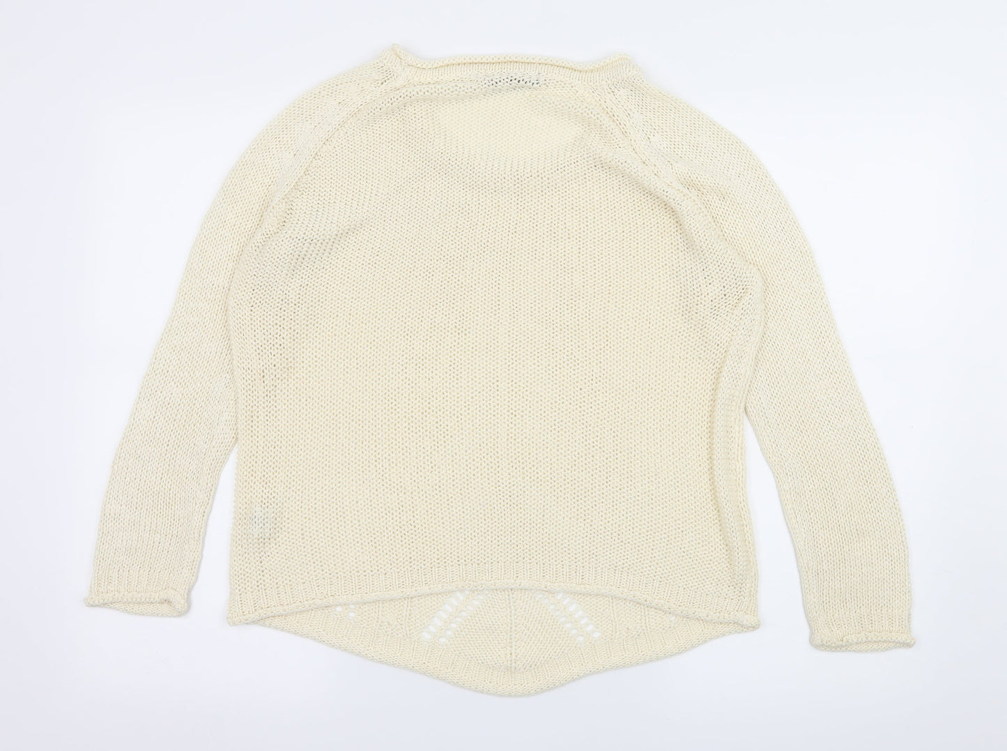 Atmosphere Womens Ivory  Knit Pullover Jumper Size 12