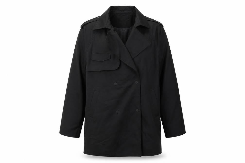 Felldy Womens Black   Overcoat Coat Size M