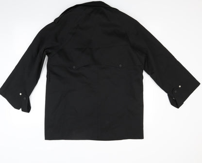 Felldy Womens Black   Overcoat Coat Size M