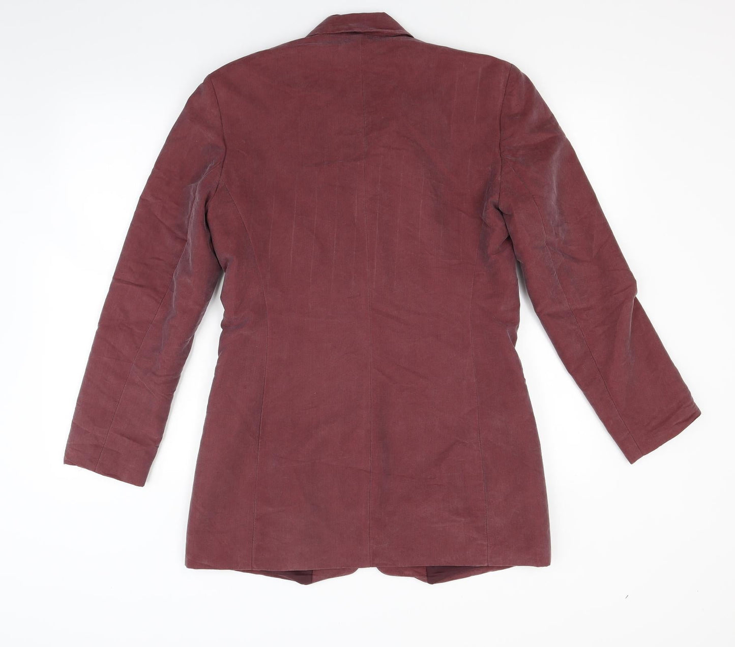 Etam Womens Red   Overcoat Coat Size 12