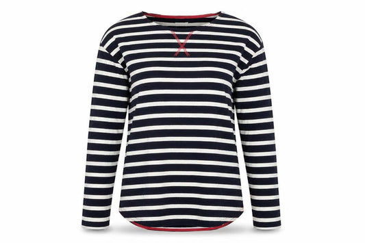 Papaya Womens Blue Striped  Pullover Jumper Size M