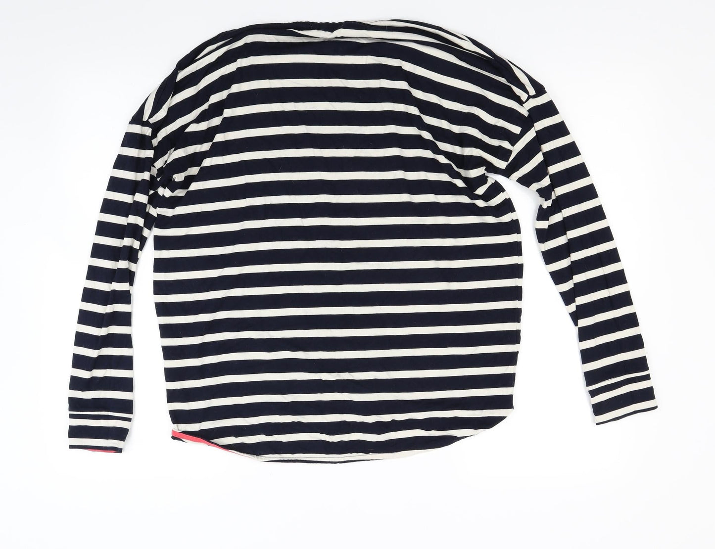 Papaya Womens Blue Striped  Pullover Jumper Size M