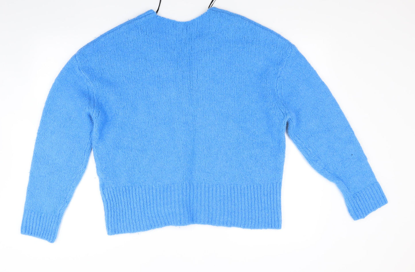H&M Womens Blue  Knit Pullover Jumper Size M