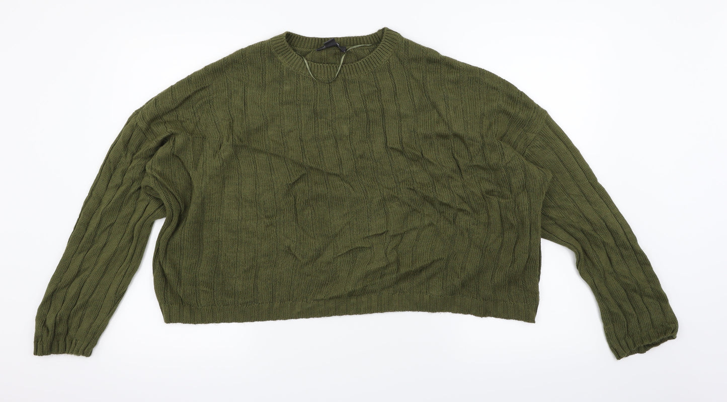 Primark Womens Green   Pullover Jumper Size 12