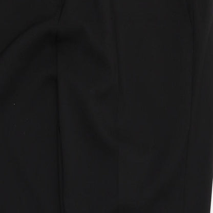 Select Womens Black   Dress Pants Trousers Size 18 L31 in - comes with belt