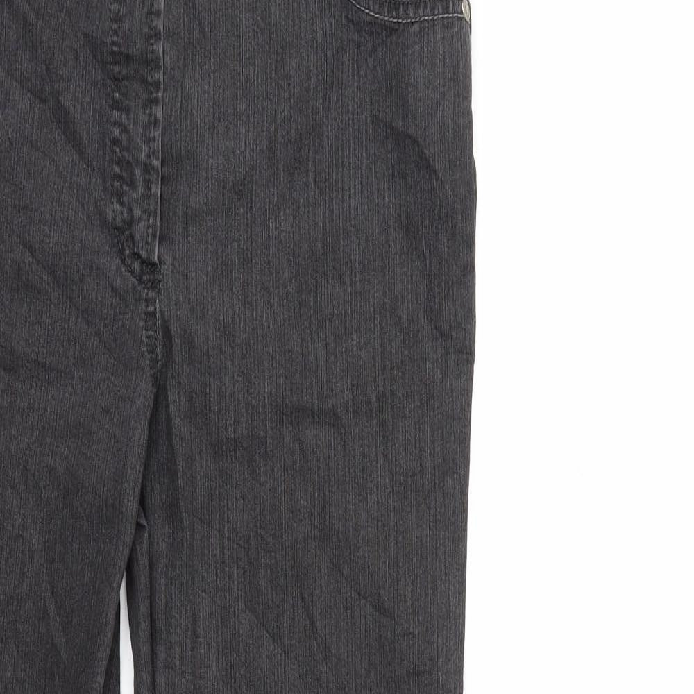 Gerry Weber Womens Grey  Denim Straight Jeans Size 10 L27 in