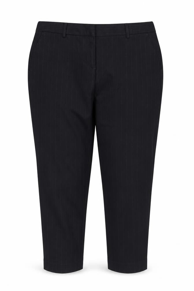 NEXT Womens Blue Striped  Trousers  Size 14 L25 in