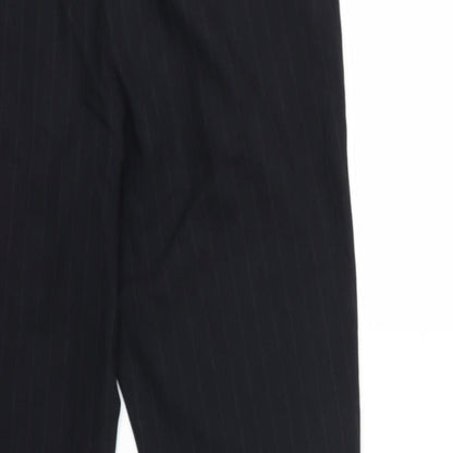 Next Womens Blue Striped  Trousers  Size 14 L25 in