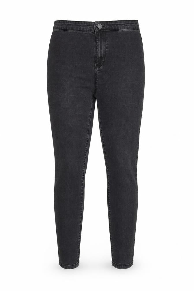 Denim & Co. Womens Grey  Denim Skinny Jeans Size 14 L26 in