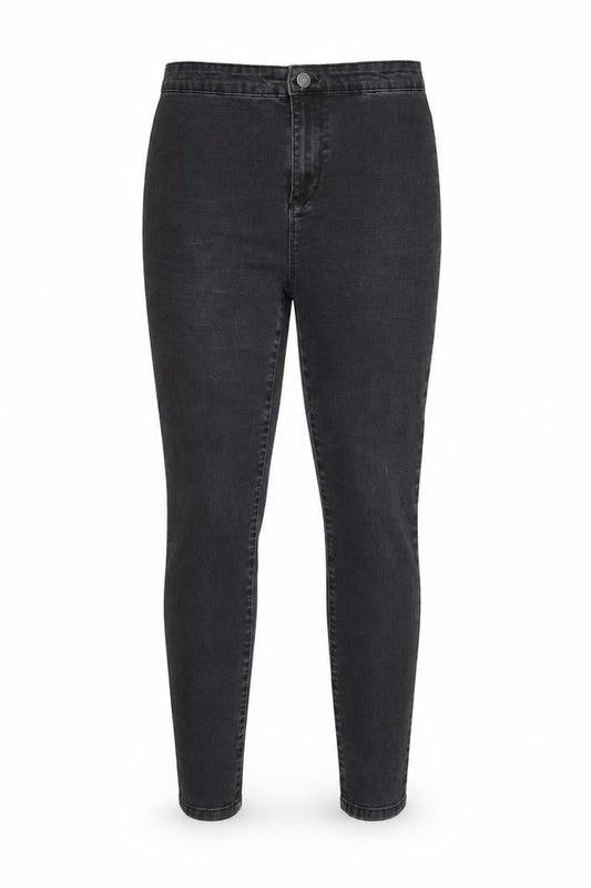 Denim & Co. Womens Grey  Denim Skinny Jeans Size 14 L26 in