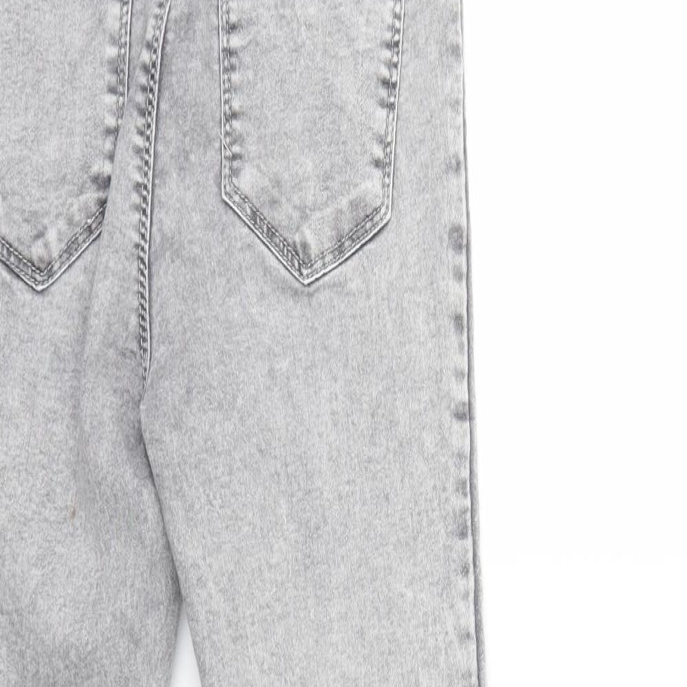 Papaya Womens Grey  Denim Jegging Jeans Size 10 L27 in