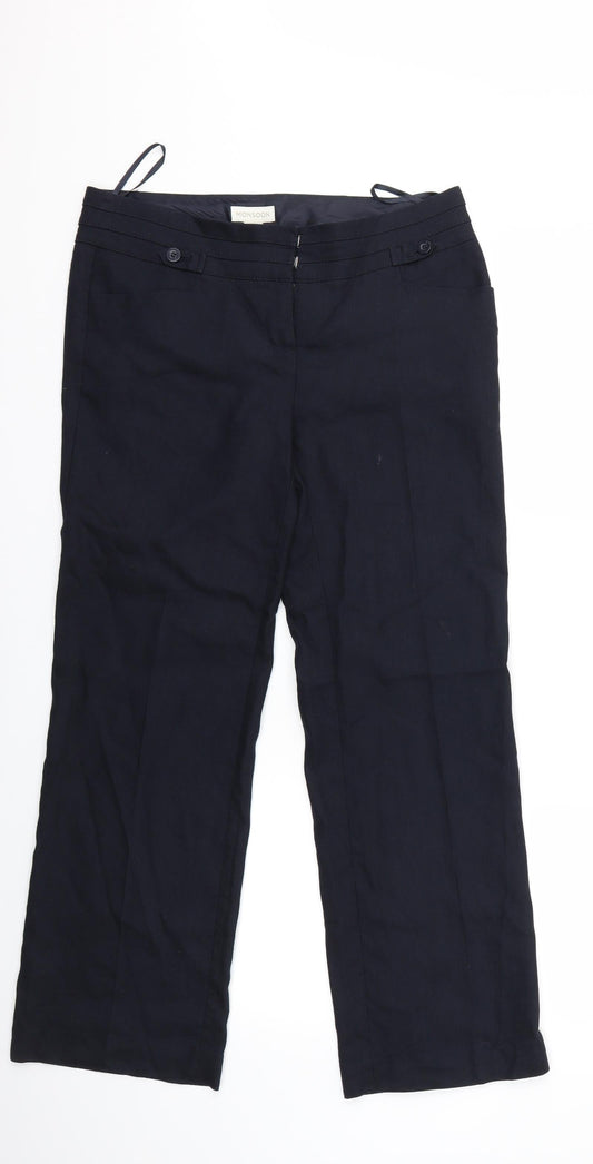 mosnoon Womens Blue   Trousers  Size 10 L27 in