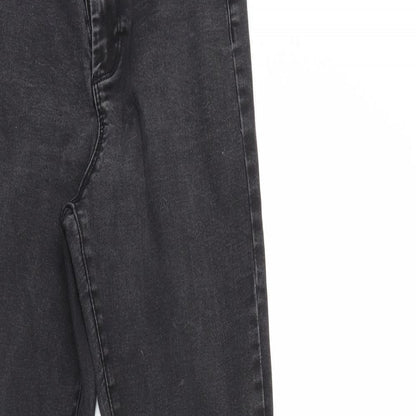 Preloved Denim & Co. Womens Black  Denim  Jeans Size 12 L27 in - Detail