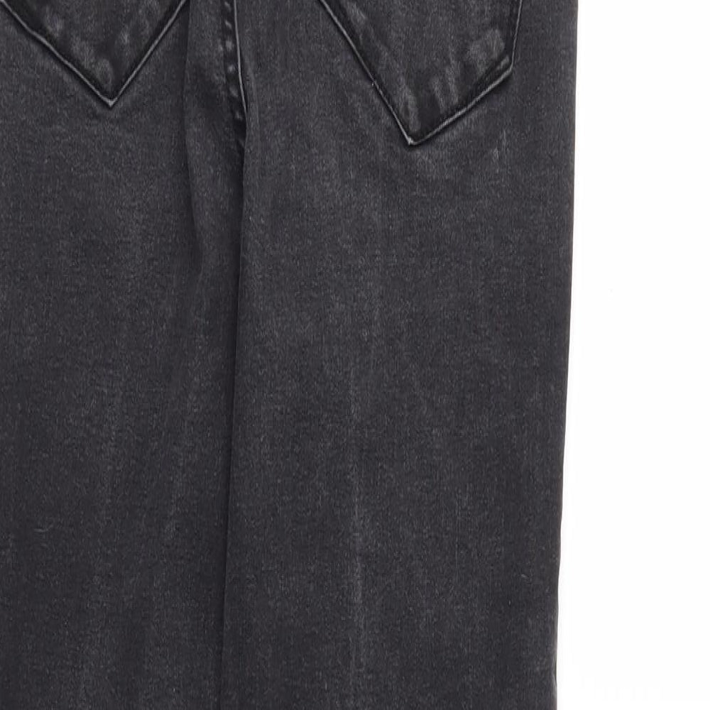 Denim & Co. Womens Black  Denim  Jeans Size 12 L27 in