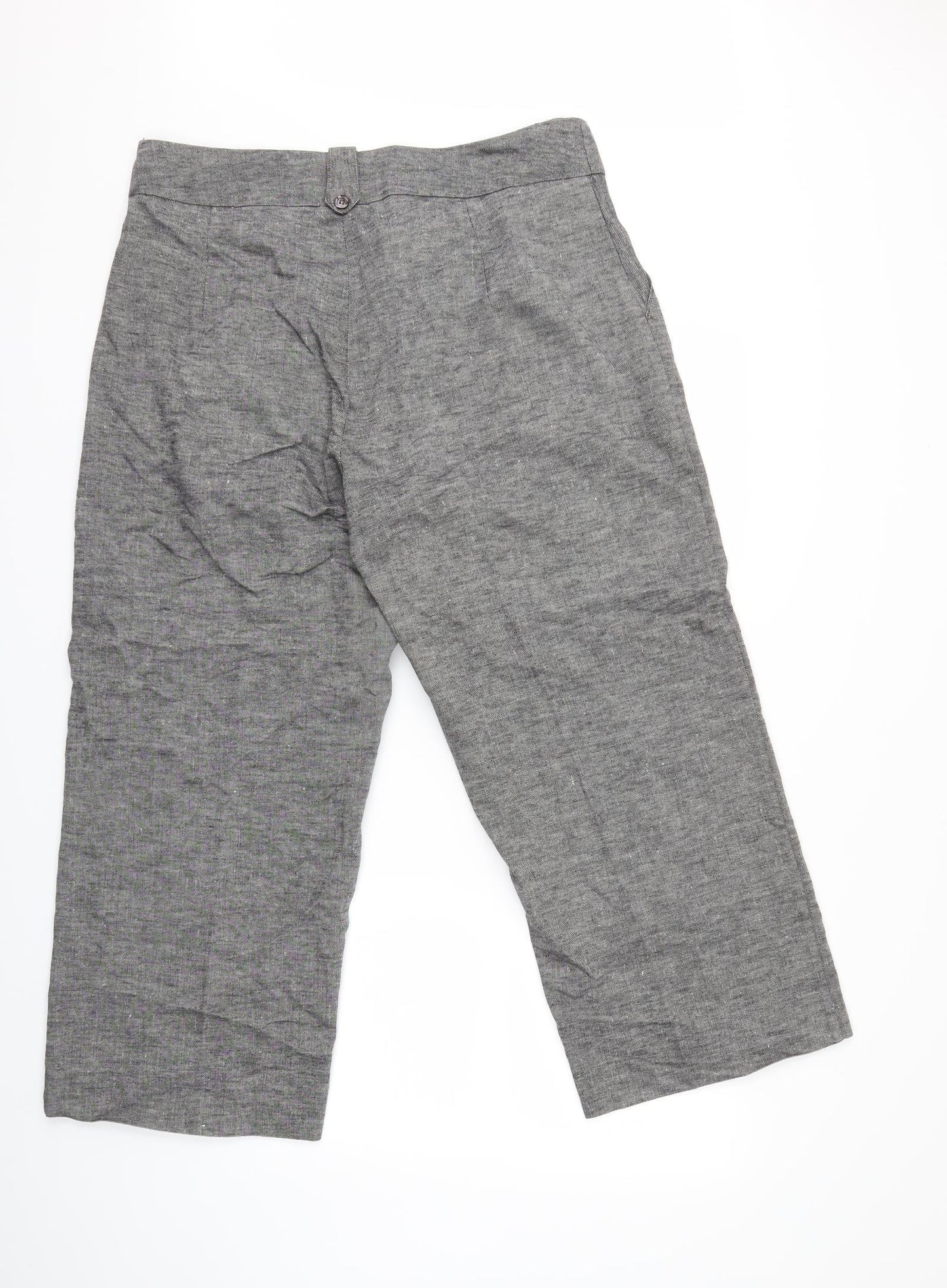 Preworn Womens Grey   Trousers  Size 34 in L25 in