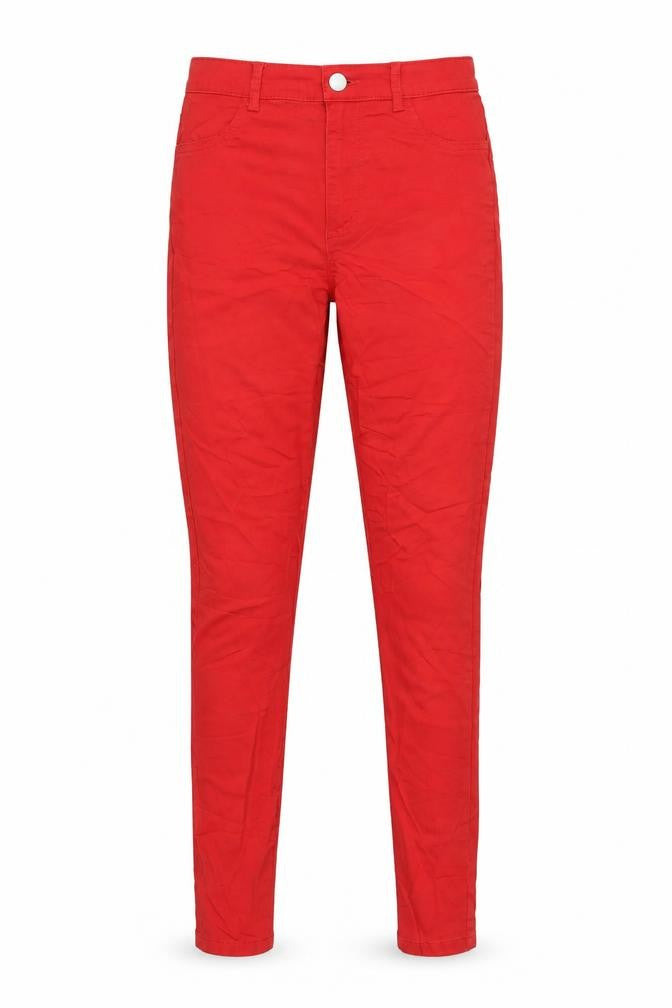 Tregging Thea Womens Red  Denim Skinny Jeans Size M L29 in