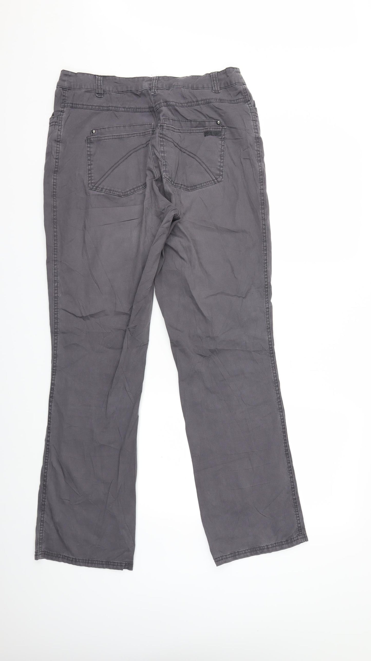 Preworn Womens Grey   Trousers  Size 32 in L31 in