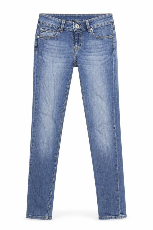 Womens Blue  Denim Skinny Jeans Size 36 in L32 in