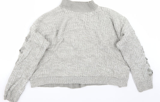 Papaya Womens Grey   Pullover Jumper Size L