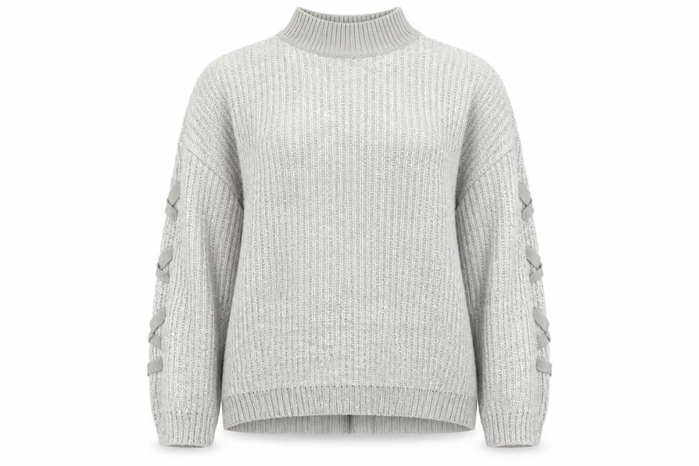 Papaya Womens Grey   Pullover Jumper Size L