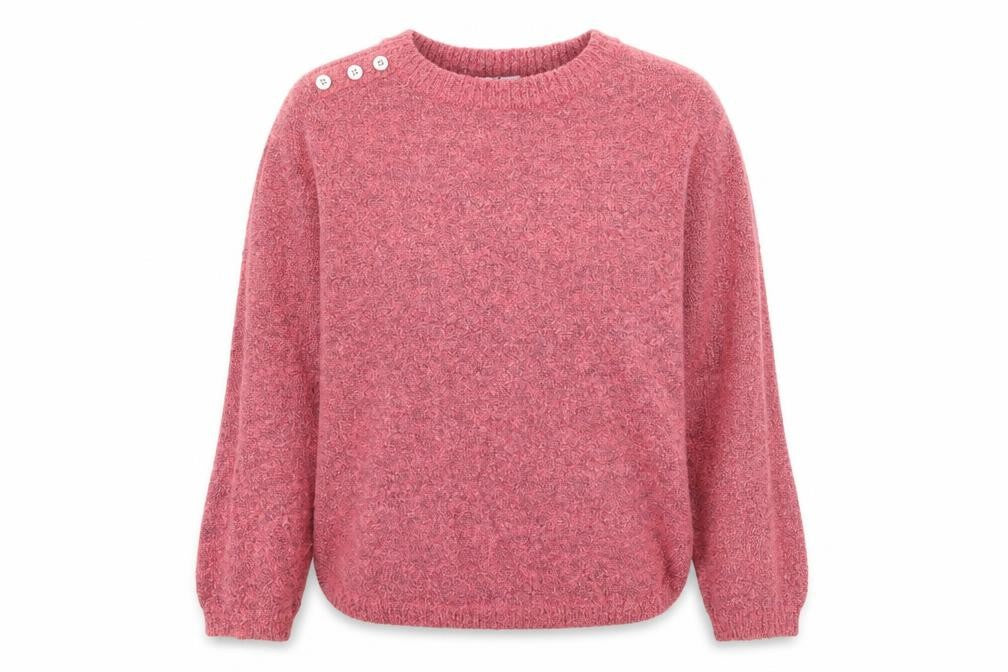 Julipa Womens Pink   Pullover Jumper One Size