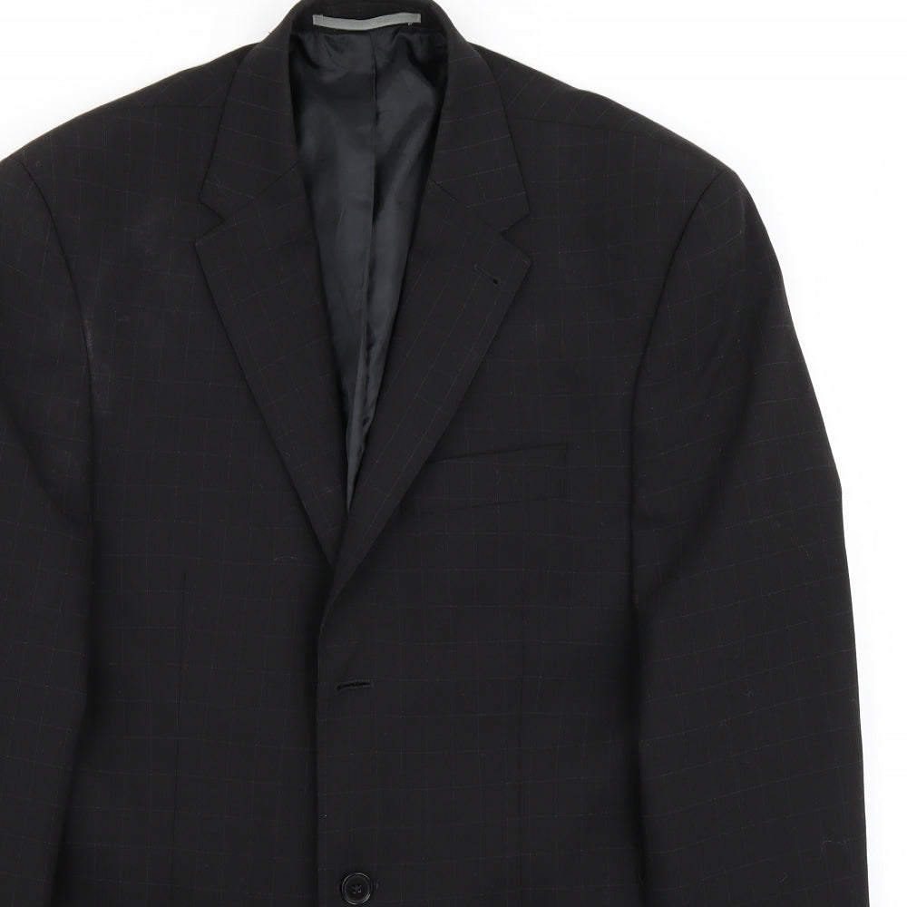 Marks and Spencer Mens Black   Jacket Suit Jacket Size 40