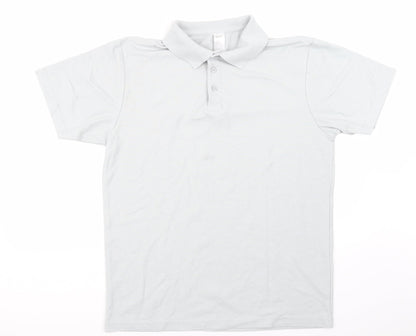 Preloved Alexander Mens Grey    Polo Size L - Front