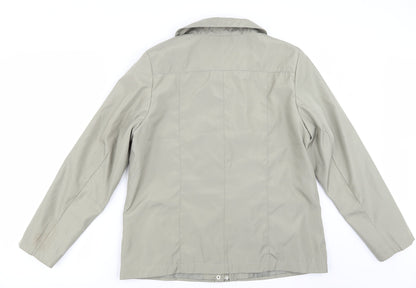 Bonmarché Womens Green Bomber Jacket Jacket One Size