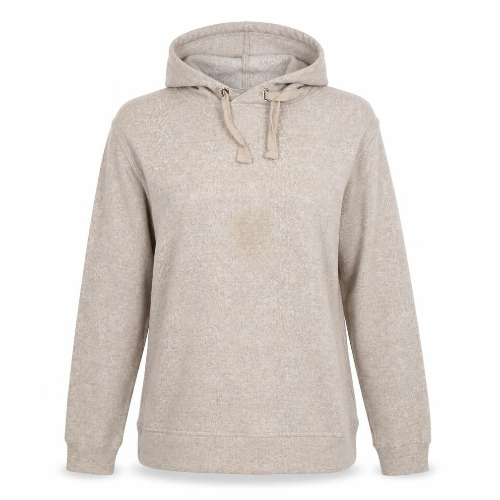 F&F Womens Beige  Knit Pullover Hoodie Size 12