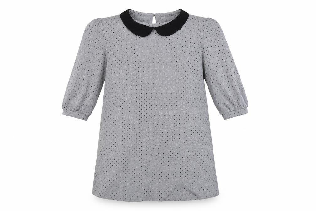 CODE Womens Grey Polka Dot  Mini  Size 12